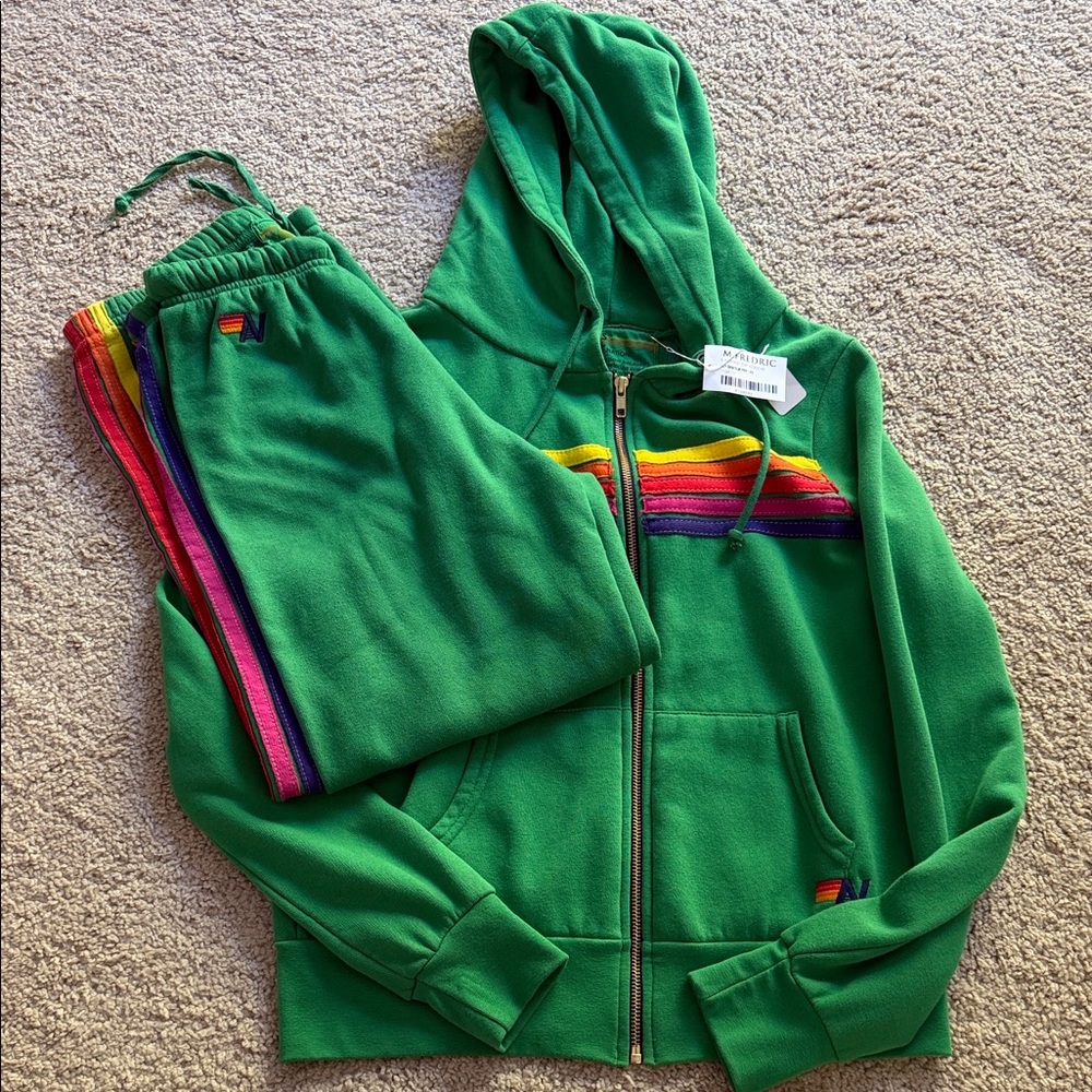 Aviator Nation Kelly Green set